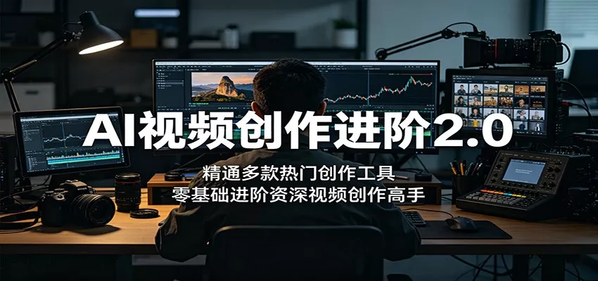 AI视频创作进阶2.0：精通多款热门创作工具，零基础进阶资深视频创作高手 - 付费阅读