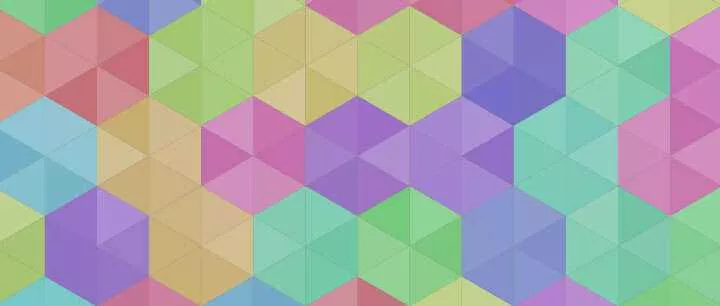 html5 canvas彩色六角菱形拼接背景图案特效 - 付费阅读