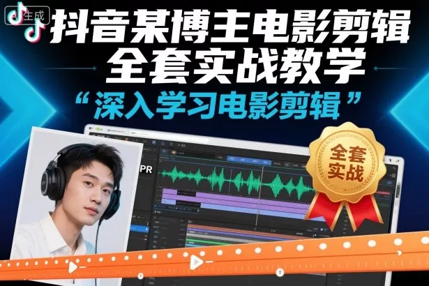抖音某博主电影剪辑全套实战教学，深入学习电影剪辑 - 付费阅读