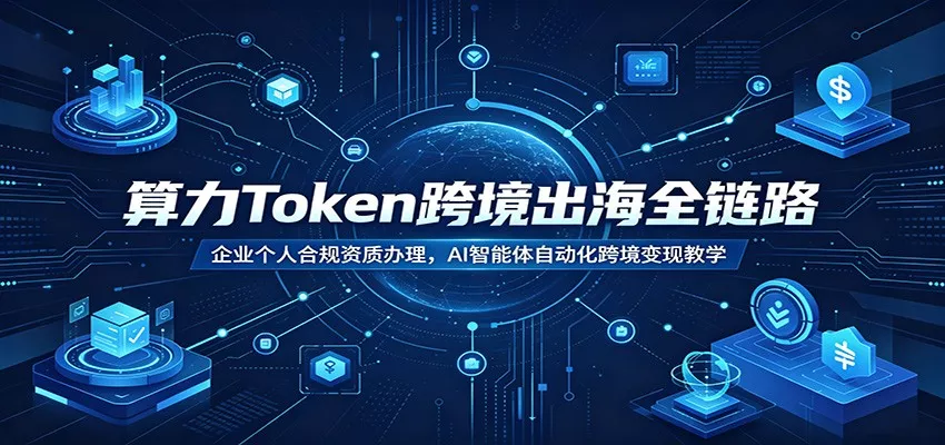 算力Token跨境出海全链路：企业个人合规资质办理，AI智能体自动化跨境变现教学 - 付费阅读