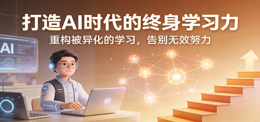 打造AI时代的终身学习力：重构被异化的学习，告别无效努力 - 付费阅读