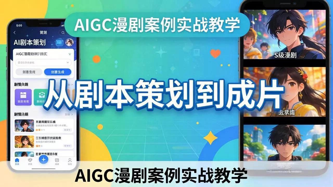 AIGC漫剧案例实战教学：从剧本策划到成片，手把手教学员用AI完成S级漫剧创作 - 付费阅读
