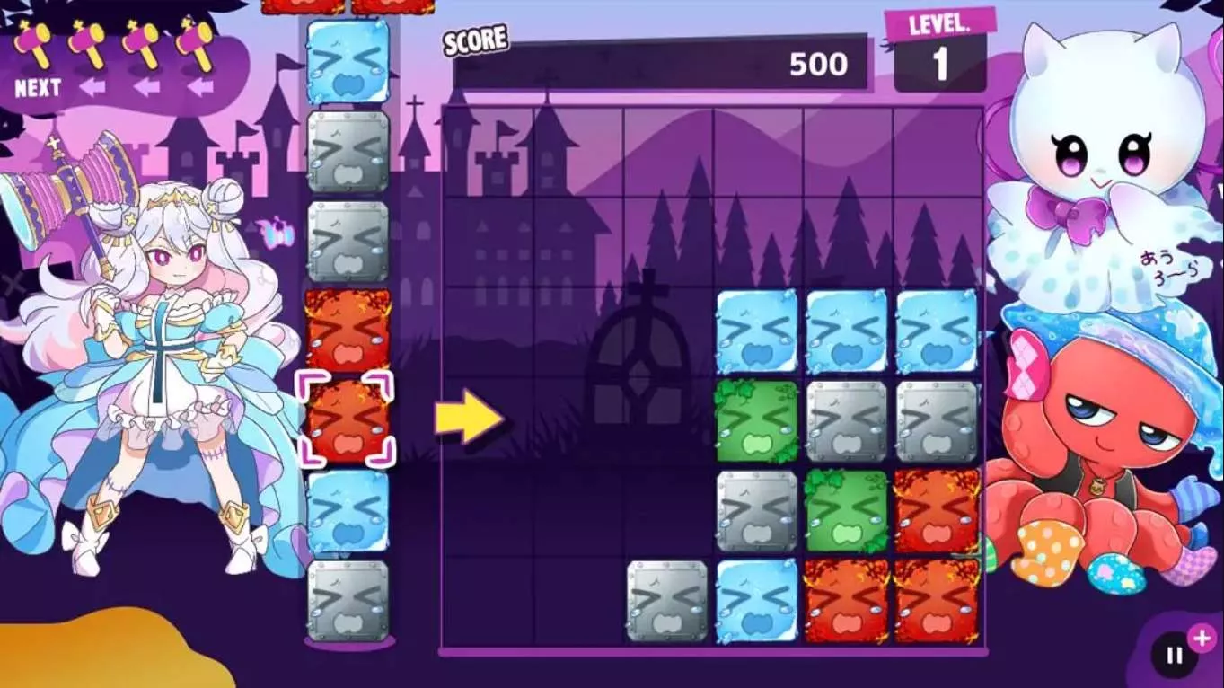 【美版】横行方块之魔锤 .Refreshing Sideways Puzzle Ghost Hammer 中文