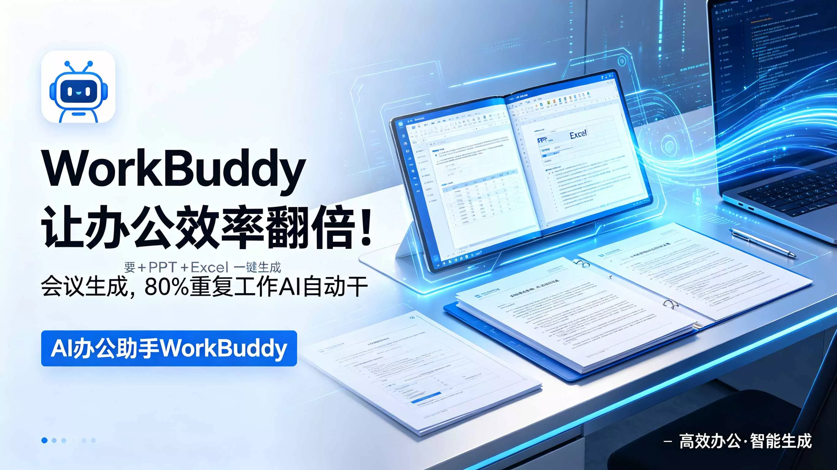 WorkBuddy让办公效率翻倍！会议纪要+PPT+Excel一键生成，80%重复工作AI自动干 - 付费阅读
