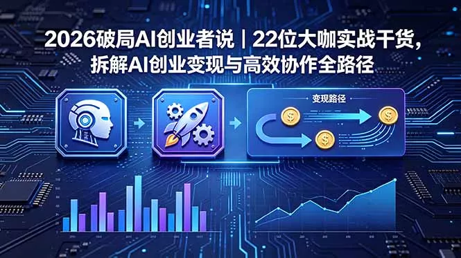 2026 破局 AI 创业者说｜22 位大咖实战干货，拆解 AI 创业变现与高效协作全路径 - 付费阅读