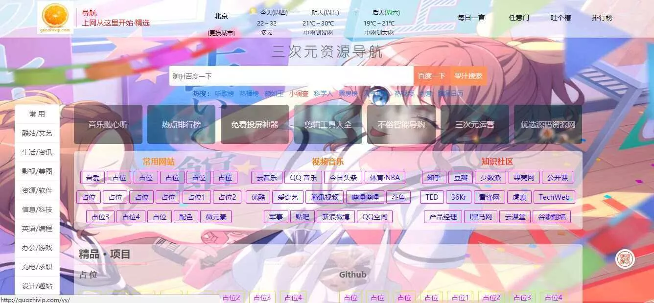 图片[2] - 精美网址导航及热点热搜影视排行榜源码 - 付费阅读