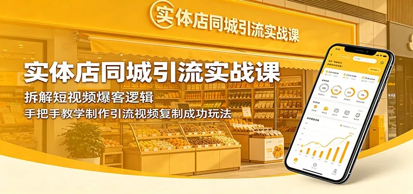 实体店同城引流实战课：拆解短视频爆客逻辑，手把手教学制作引流视频复制成功玩法 - 付费阅读