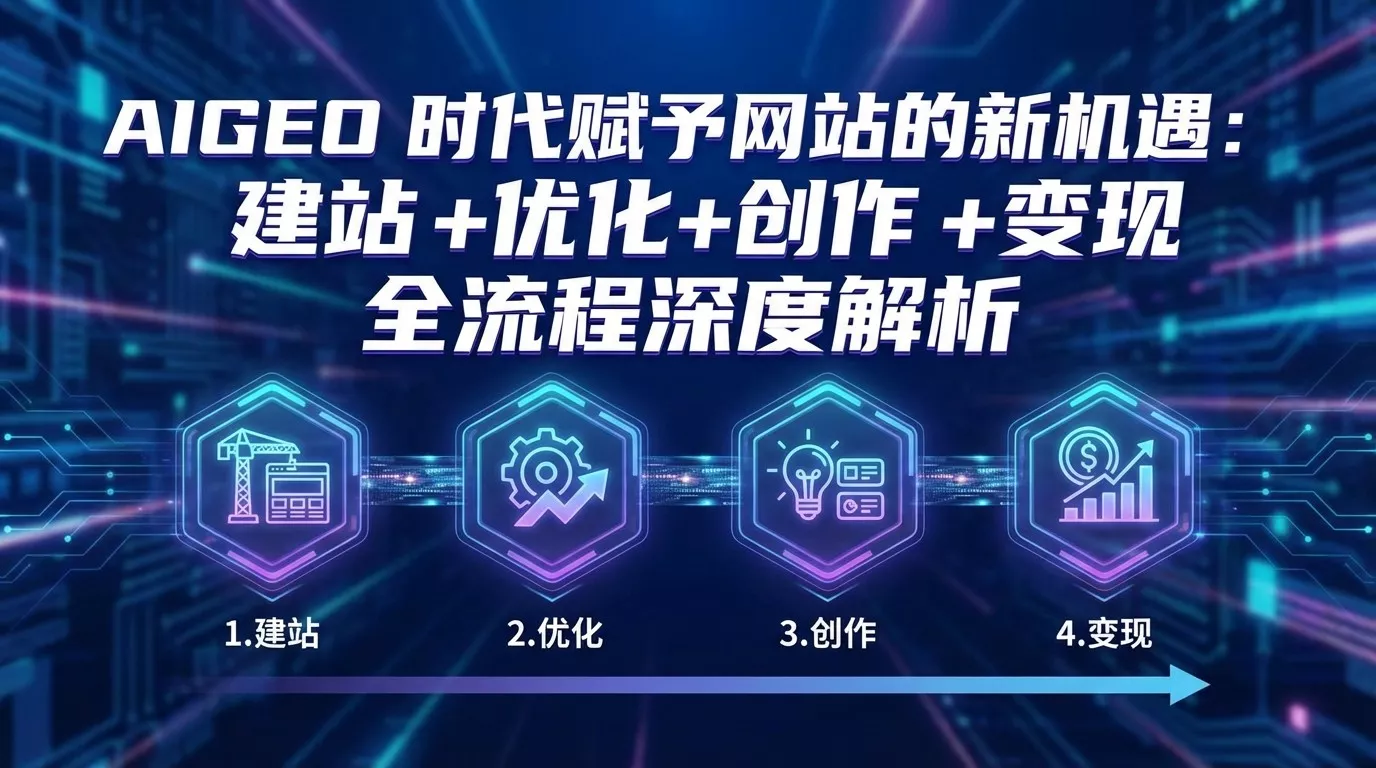 AIGEO+时代赋予网站的新机遇：建站+优化+创作+变现+全流程深度解析 - 付费阅读