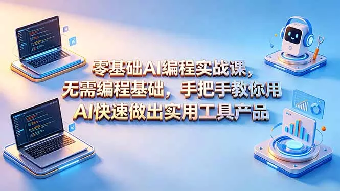 零基础AI编程实战课-更新，无需编程基础，手把手教你用AI快速做出实用工具产品 - 付费阅读