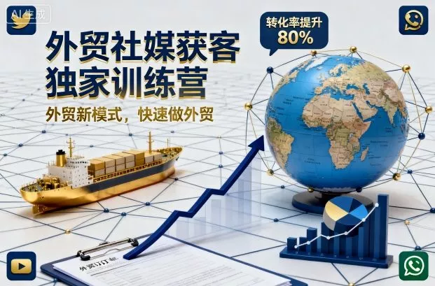 外贸社媒获客独家训练营，外贸新模式，快速做外贸(更新26年4月) - 付费阅读