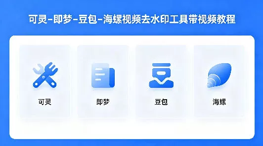 可灵–即梦–豆包–海螺视频去水印工具带视频教程 - 付费阅读