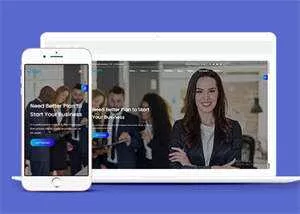 营销咨询服务网站HTML5模板 - 付费阅读