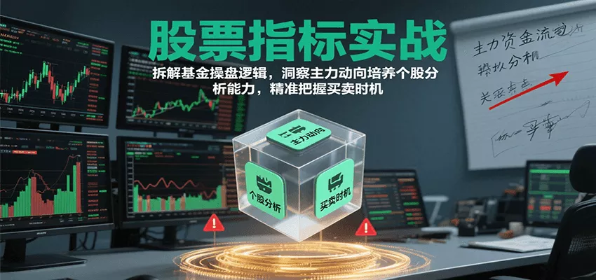 股票指标实战，基金操盘逻辑拆解，洞察主力动向培养个股分析能力把握买卖时机(更新) - 付费阅读