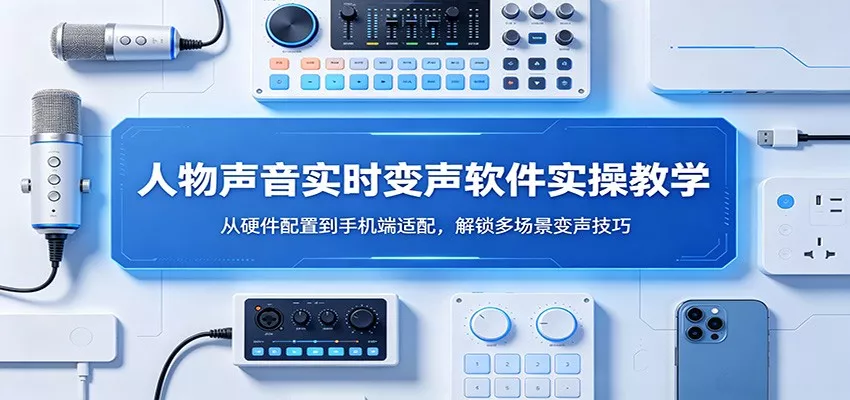 人物声音实时变声软件实操教学：从硬件配置到手机端适配，解锁多场景变声技巧 - 付费阅读