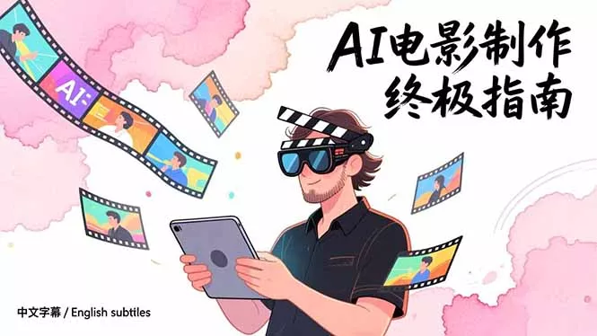 AI电影制作终极指南：从创意到成片，系统掌握智能影视全流程实战课(中英字幕 - 付费阅读