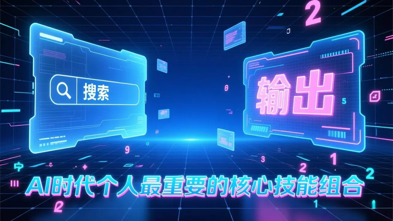 付费文章：AI时代个人最重要的核心技能组合：“输出能力”和“搜索能力” - 付费阅读