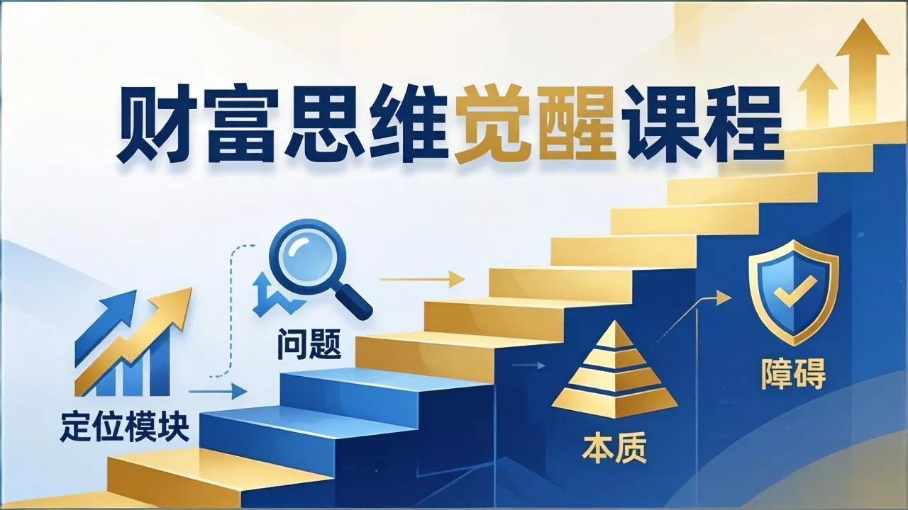财富思维觉醒第十期：3天大课四大模块，精准定位问题看清本质，扫清人生障碍 - 付费阅读