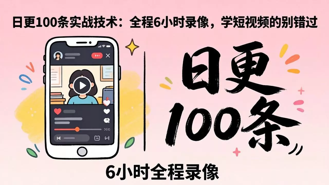 某工作坊东莞2026年4月12线下课：日更100条实战：全程6小时录像，学短视频的别错过 - 付费阅读