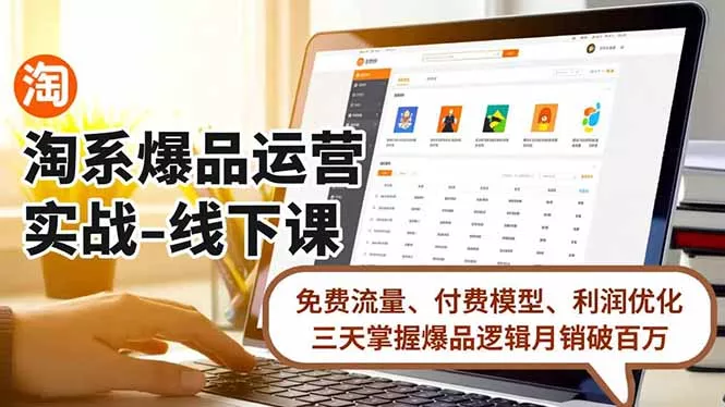 淘系爆品运营实战-线下课，免费流量、付费模型、利润优化，三天掌握爆品逻辑月销破百万 - 付费阅读