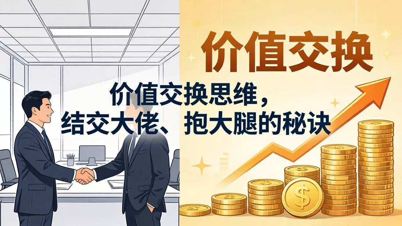 某付费文章：价值交换思维，结交大佬、抱大腿的秘诀 - 付费阅读