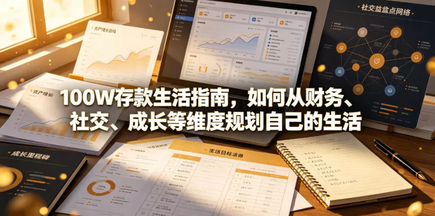 付费文章：100W存款生活指南，如何从财务、社交、成长等维度规划自己的生活 - 付费阅读