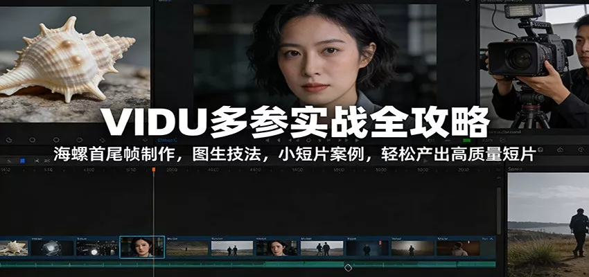VIDU多参实战全攻略：海螺首尾帧制作，图生技法，小短片案例，轻松产出高质量短片 - 付费阅读