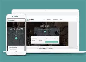 浅蓝色旅行社HTML网站模板下载 - 付费阅读