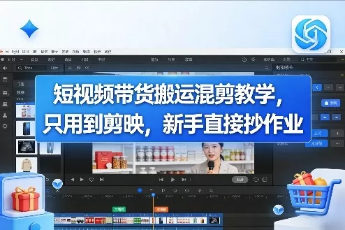 短视频带货搬运混剪教学，只用到剪映，新手直接抄作业 - 付费阅读