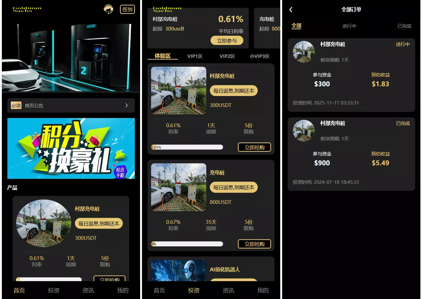 Fidelity充电桩投资理财系统源码-前端uniapp纯源码+后端PHP - 付费阅读