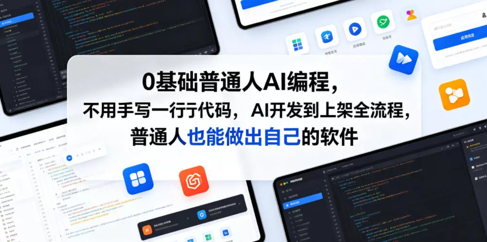 0基础普通人AI编程，不用手写一行代码，AI开发到上架全流程，普通人也能做出自己的软件 - 付费阅读