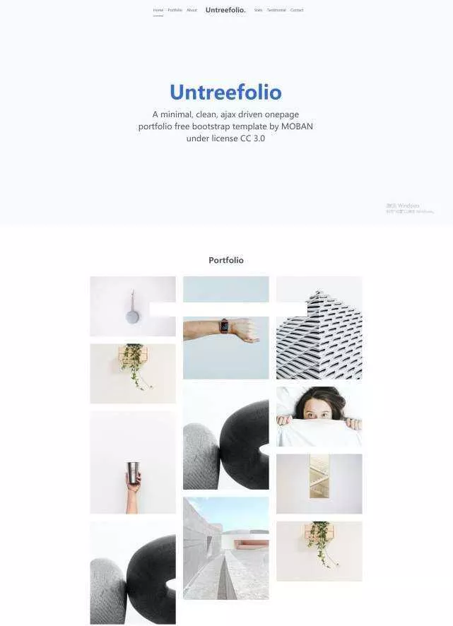 UI网页设计公司Bootstrap模板 - 付费阅读