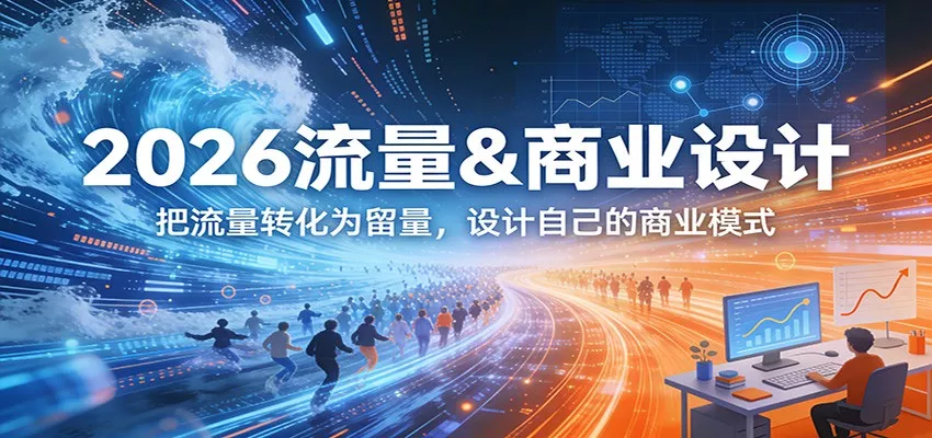2026流量&商业设计，把流量转化为留量，设计自己的商业模式 - 付费阅读