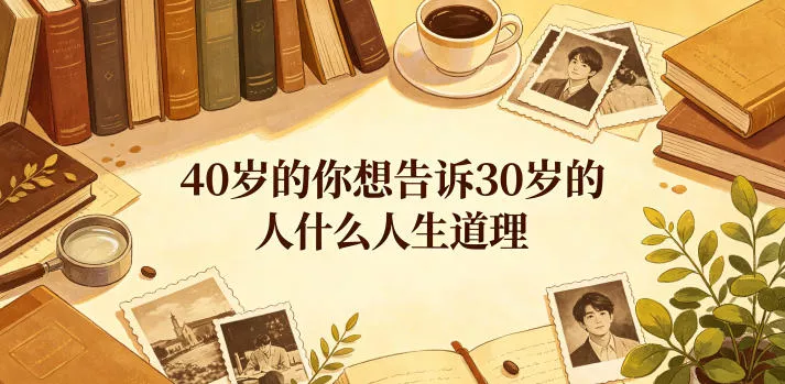 公众号付费文章：40岁的你想告诉30岁的人什么人生道理？ - 付费阅读