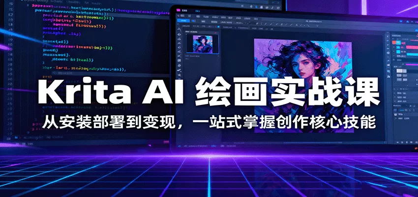 Krita AI 绘画实战课：从安装部署到变现，一站式掌握创作核心技能 - 付费阅读