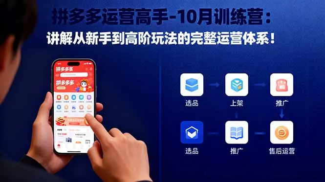 拼多多运营高手-10月训练营：讲解从新手到高阶玩法的完整运营体系！ - 付费阅读