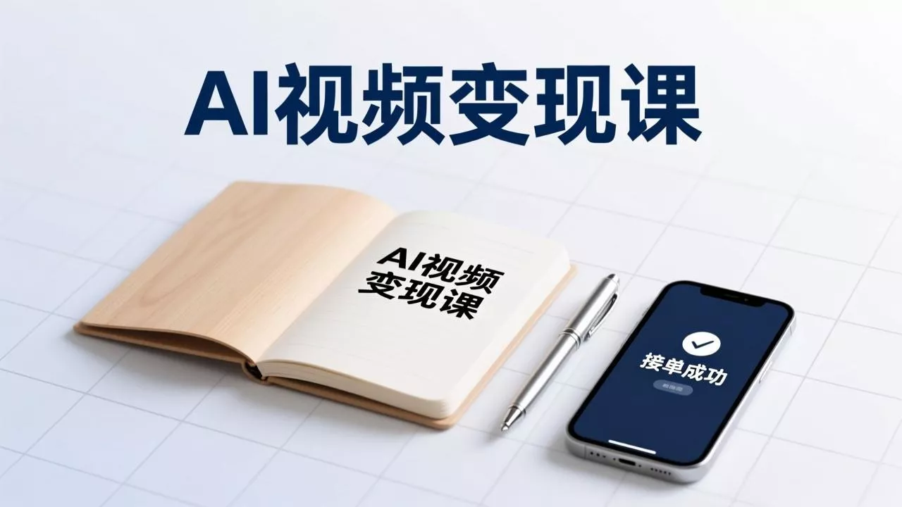 AI视频变现课，学完即可创作短片、接商单，实现副业增收，单项目报价可达千元 - 付费阅读