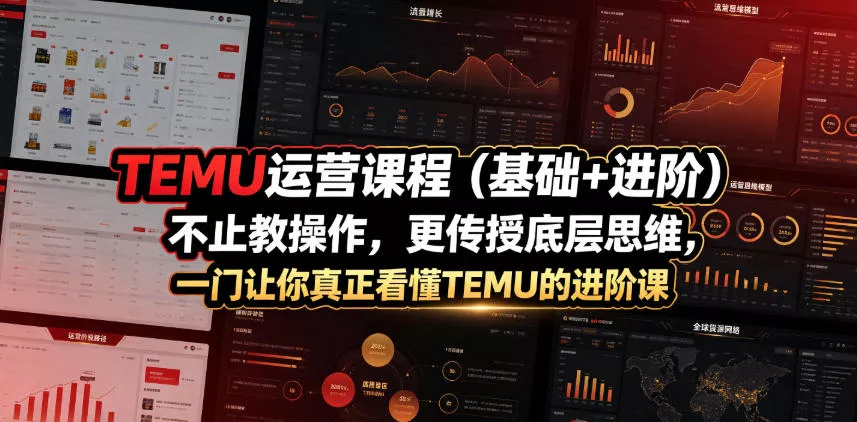 TEMU运营课程(基础+进阶)，不止教操作，更传授底层思维，一门让你真正看懂TEMU的进阶课 - 付费阅读