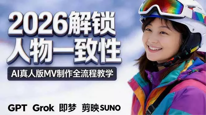 2026独创解锁人物一致性：AI真人版MV制作，不讲空话，不拼概念，全流程实操 - 付费阅读