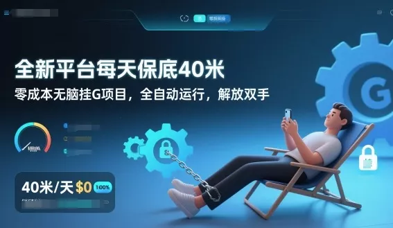 全新平台每天保底40米，零成本无脑挂G项目，全自动运行，解放双手【揭秘】 - 付费阅读