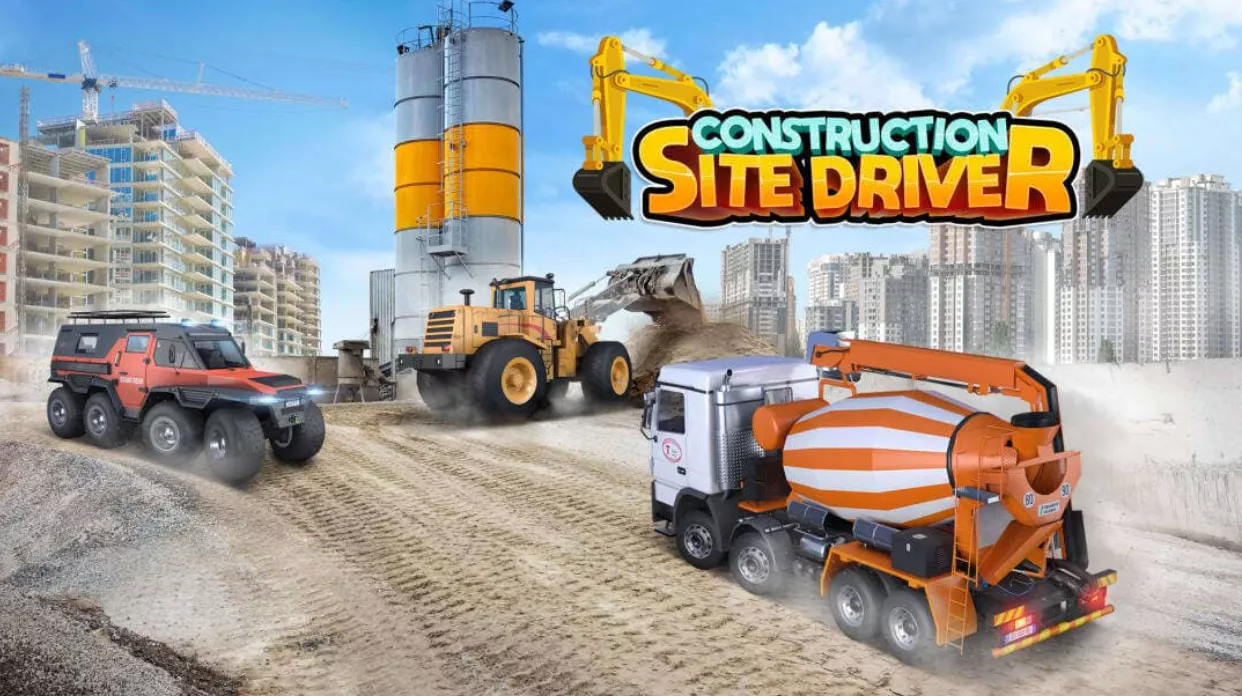 《建筑工地司机 Construction Site Driver》Switch英文版NSZ下载 《建筑工地司机 Construction Site Driver》Switch英文版NSZ下载