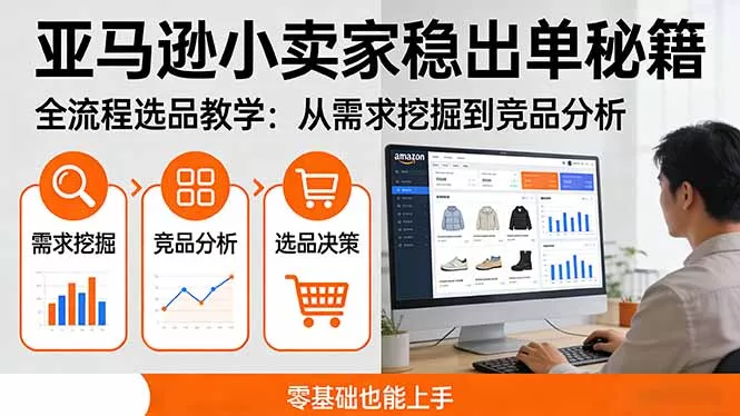 亚马逊小卖家稳出单秘籍：全流程选品教学，从需求挖掘到竞品分析，零基础也能上手 - 付费阅读