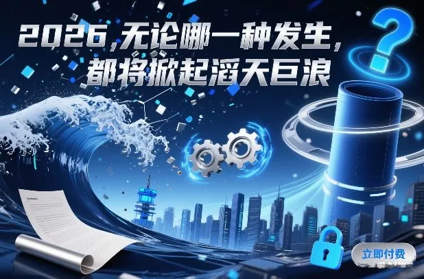 付费文章：2026，无论哪一种发生，都将掀起滔天巨浪 - 付费阅读