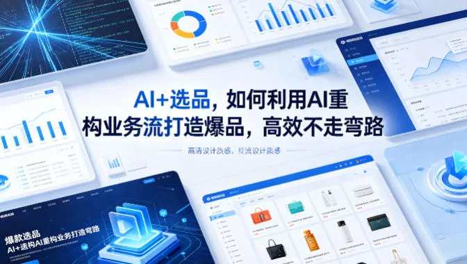 AI+选品，如何利用AI重构业务流打造爆品，高效不走弯路 - 付费阅读