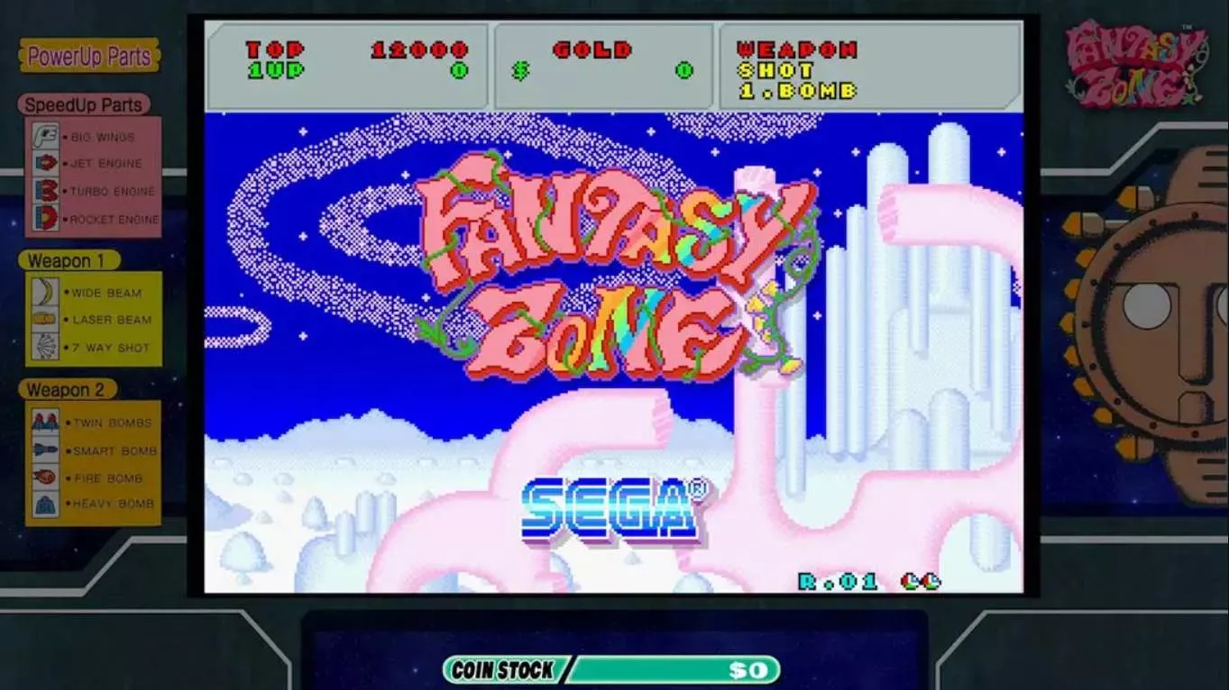 【美版】世嘉时代：梦幻地带 .SEGA AGES FANTASY ZONE 英语