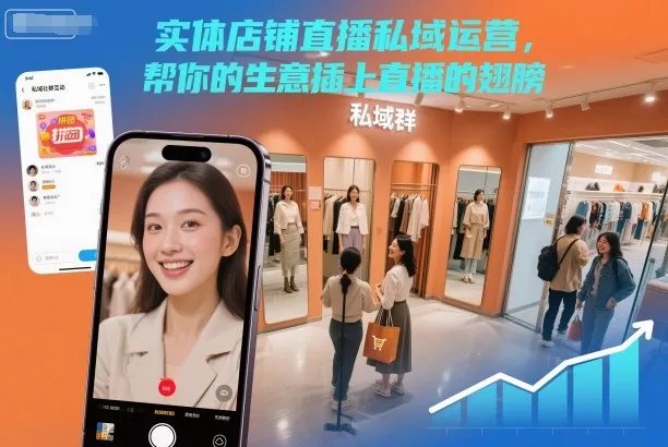 实体店铺直播私域运营，帮你的生意插上直播的翅膀 - 付费阅读