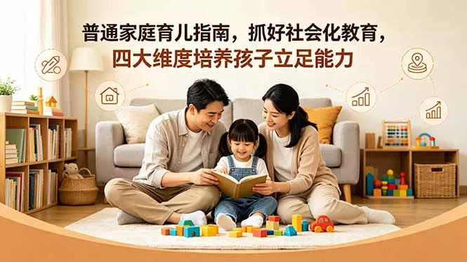 付费文章：普通家庭育儿指南，抓好社会化教育，四大维度培养孩子立足能力 - 付费阅读