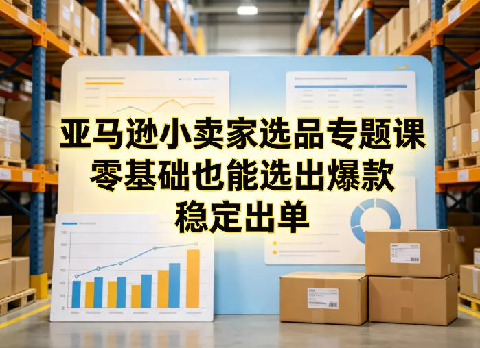 亚马逊小卖家选品专题课，零基础也能选出爆款，稳定出单 - 付费阅读