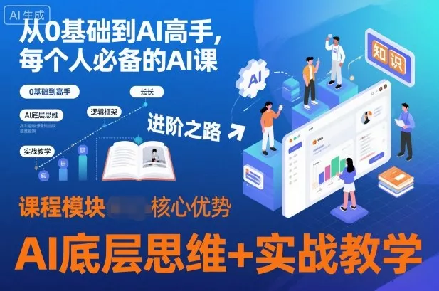 从0基础到AI高手，每个人必备的AI课，AI底层思维+实战教学 - 付费阅读