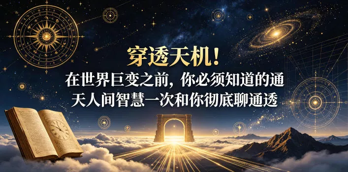 付费文章：穿透天机！在世界巨变之前，你必须知道的通天人间智慧一次和你彻底聊通透 - 付费阅读