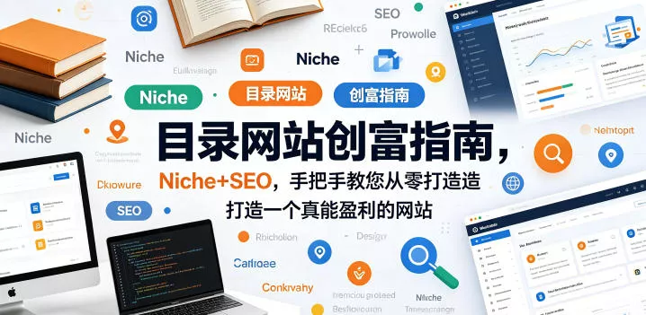 目录网站创富指南，Niche+SEO，手把手教您从零打造打造一个真能盈利的网站【原创双语字幕】 - 付费阅读